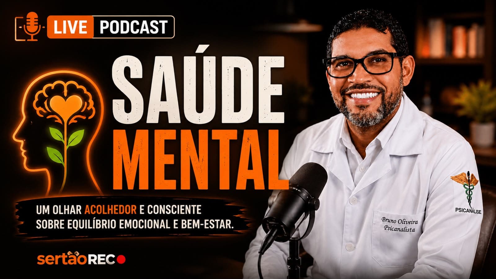Bate papo com o psicanalista Bruno Oliveira - Podcast Gente Boa!