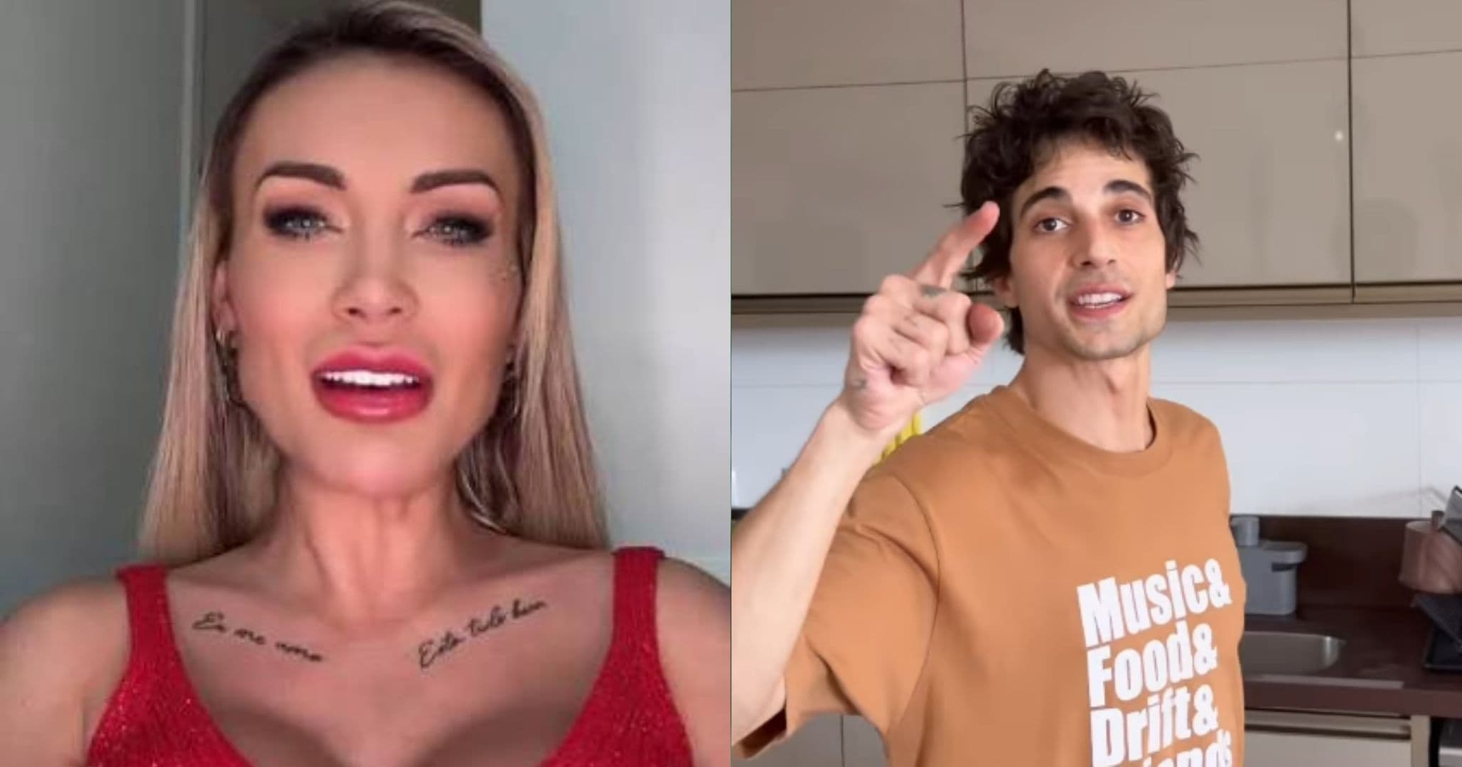 Andressa Urach convida Fiuk para produzir conteúdo adulto após desabafo do cantor