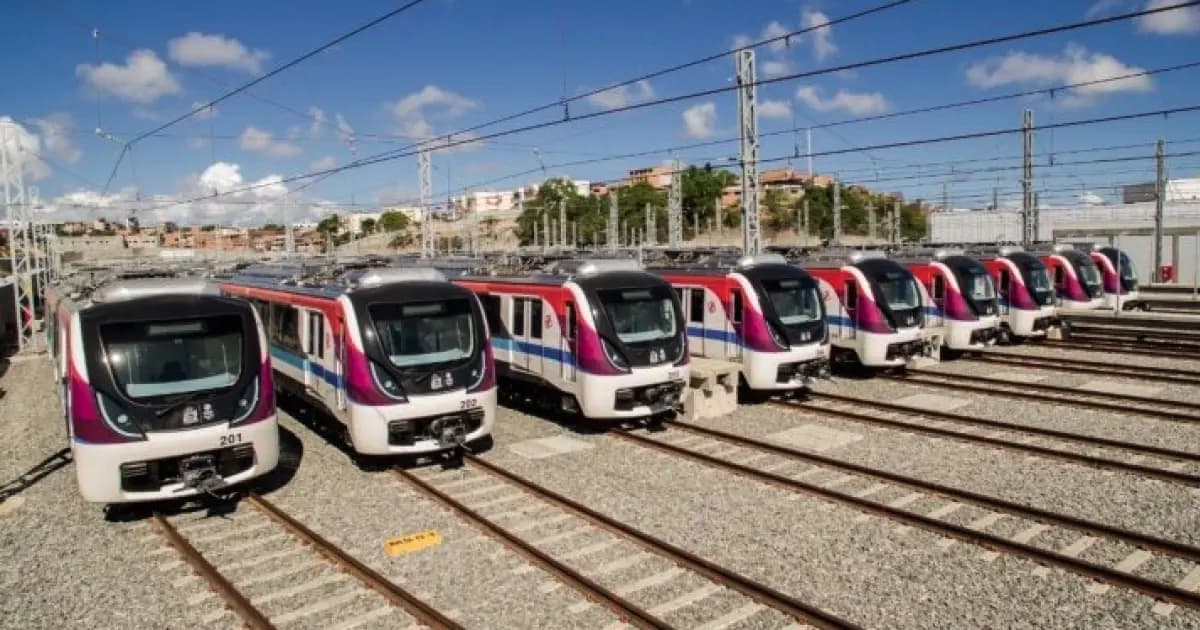 Governo suspende compra de 10 novos trens para metrô de Salvador-Lauro 