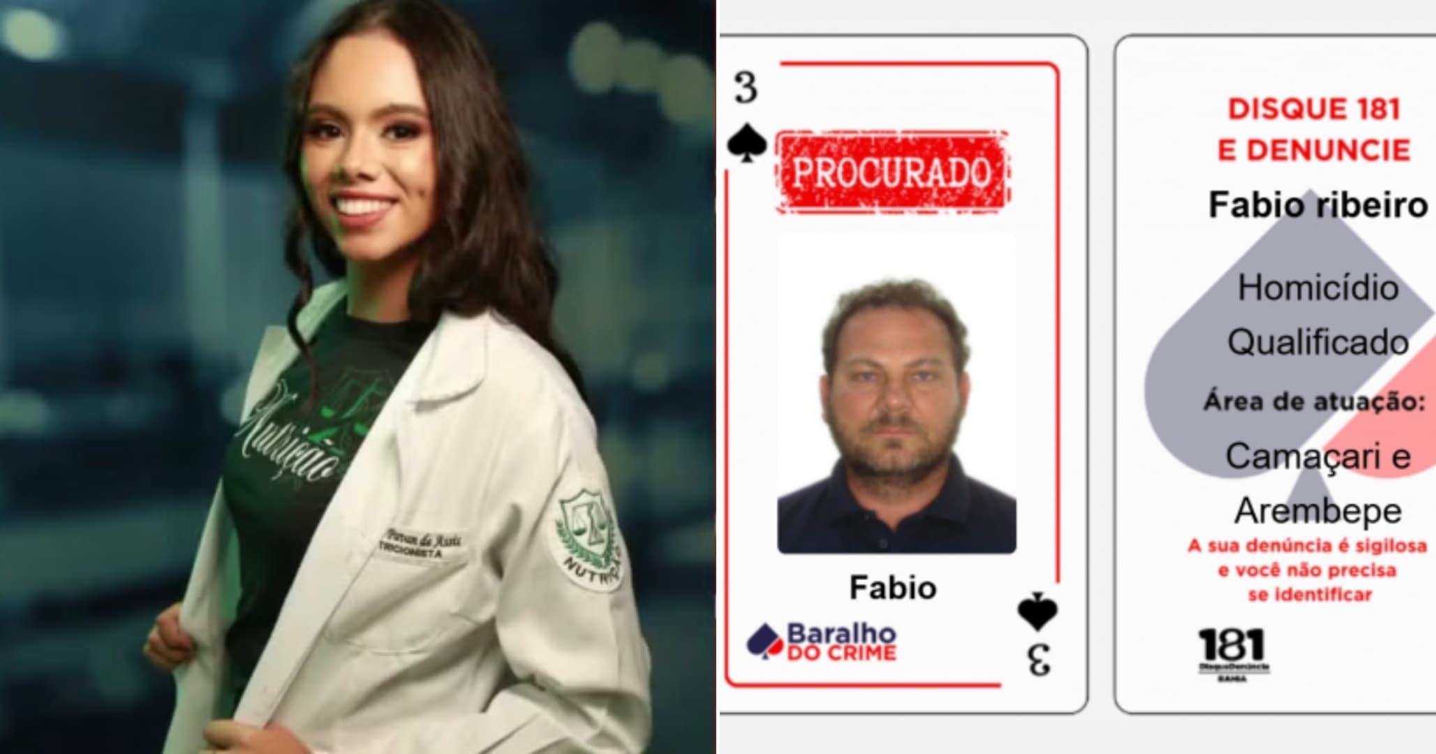 Principal suspeito de matar nutricionista em Guarajuba se entrega à polícia