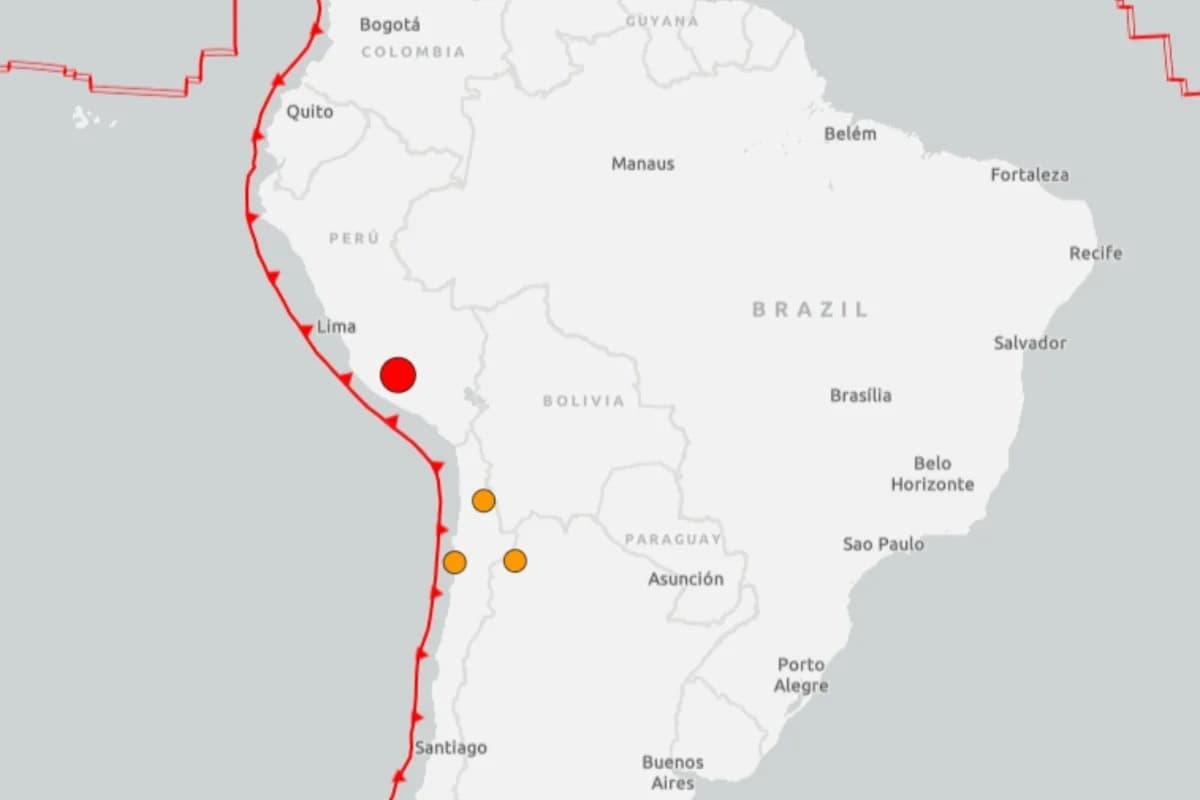 Peru é atingido por terremoto de magnitude 7,2; epicentro foi na região montanhosa de Ayacucho