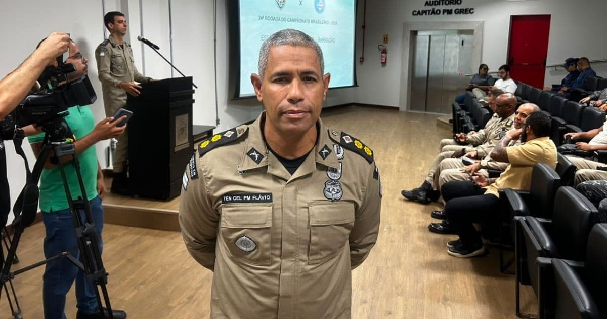 "Era muito difícil para a PM atuar": Tenente-coronel explica mudança na escolta do Bahia para o Ba-Vi no Barradão