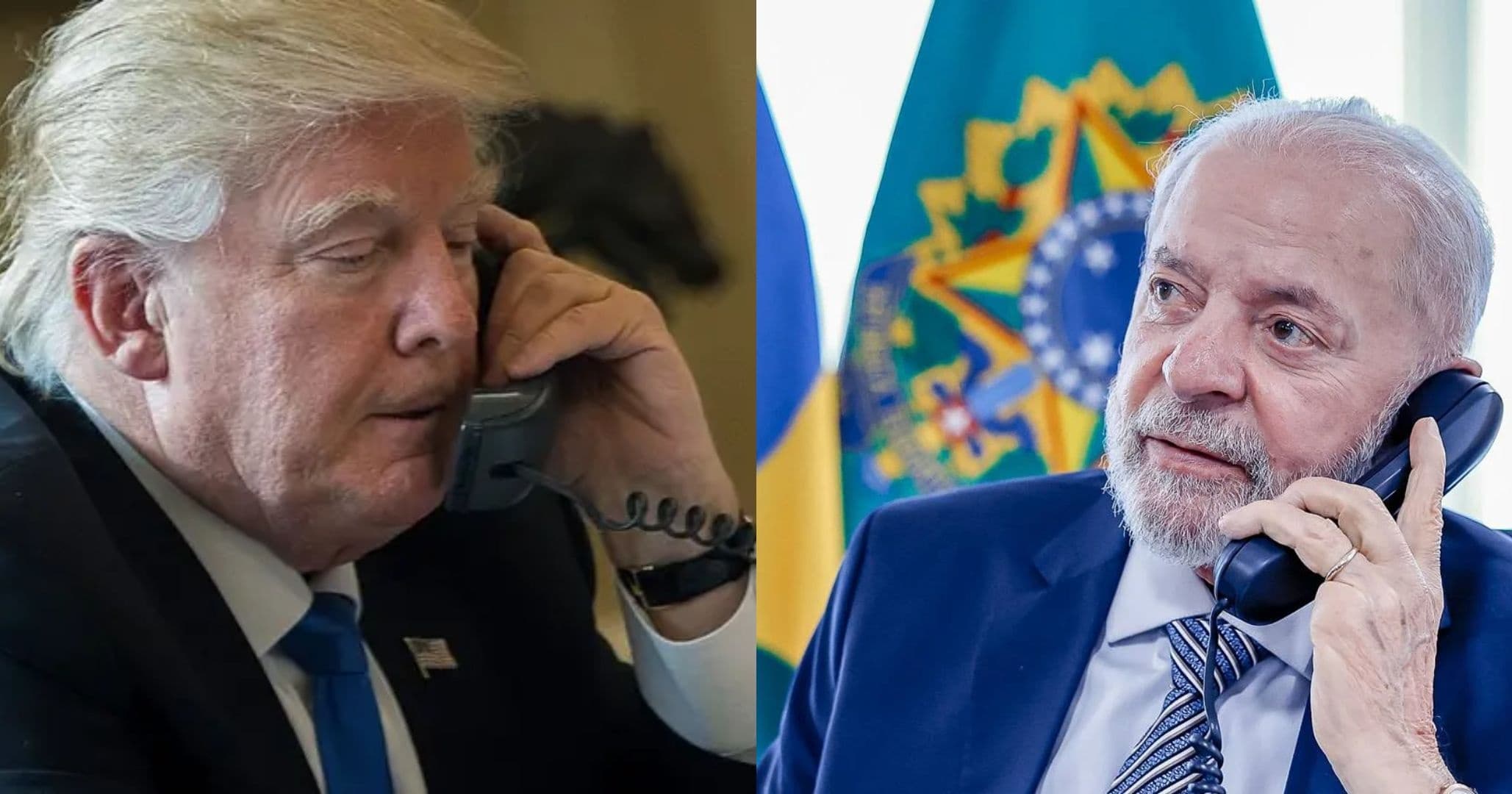 Em ligação com Trump, Lula afirma que ambos se gostam e não precisam de intermediários