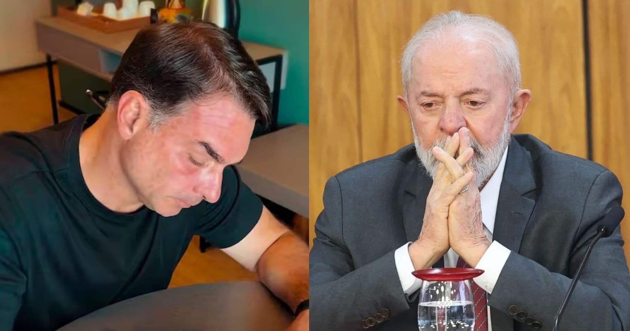 Flávio Bolsonaro tem 46% de rejeição e Lula, 45%, em empate técnico na pesquisa Datafolha