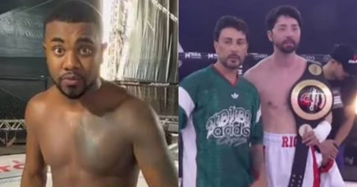 Davi Brito perde luta por W.O. contra Rico Melquiades após soco antes de confronto no ringue