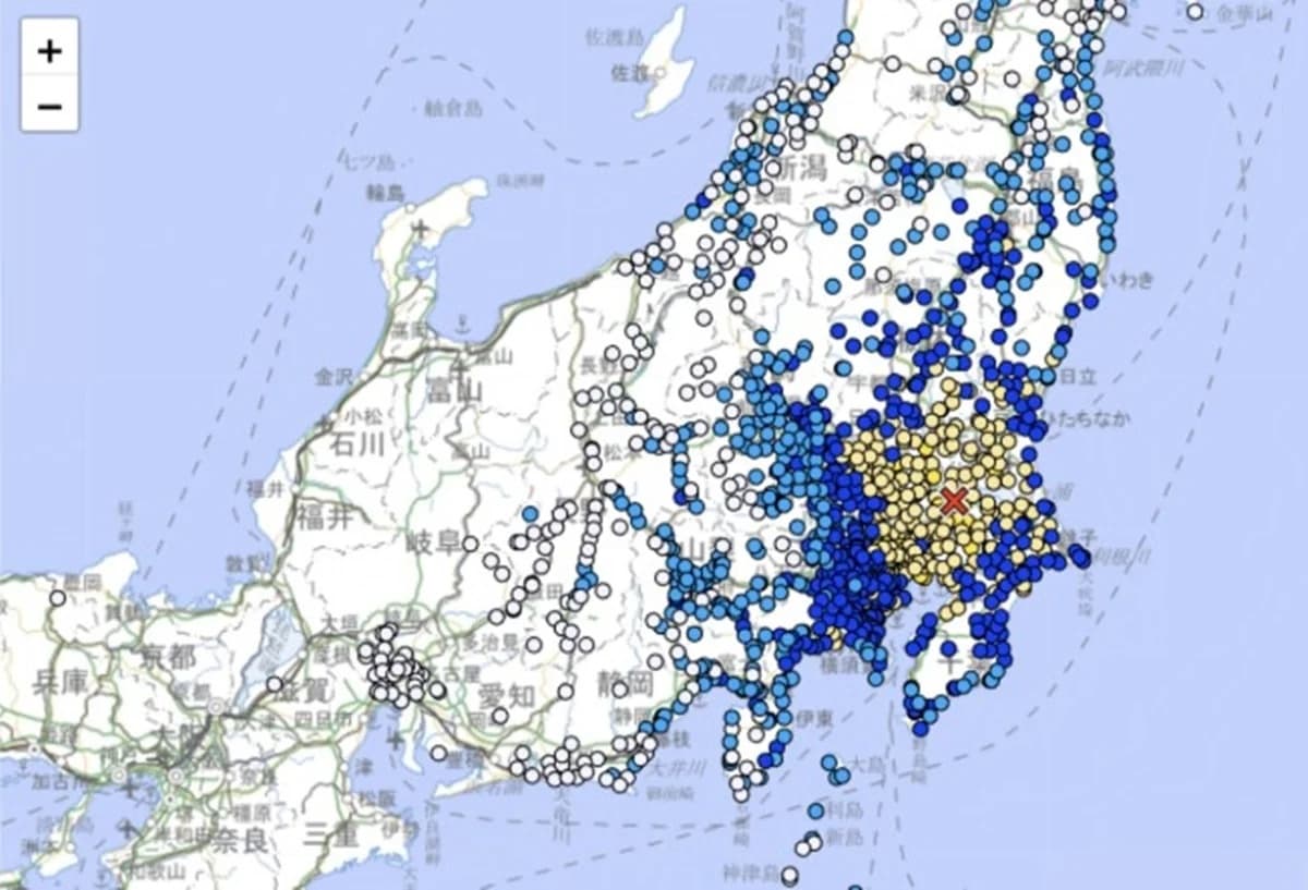 Terremoto de magnitude 5,9 no Japão deixa pelo menos 37 feridos