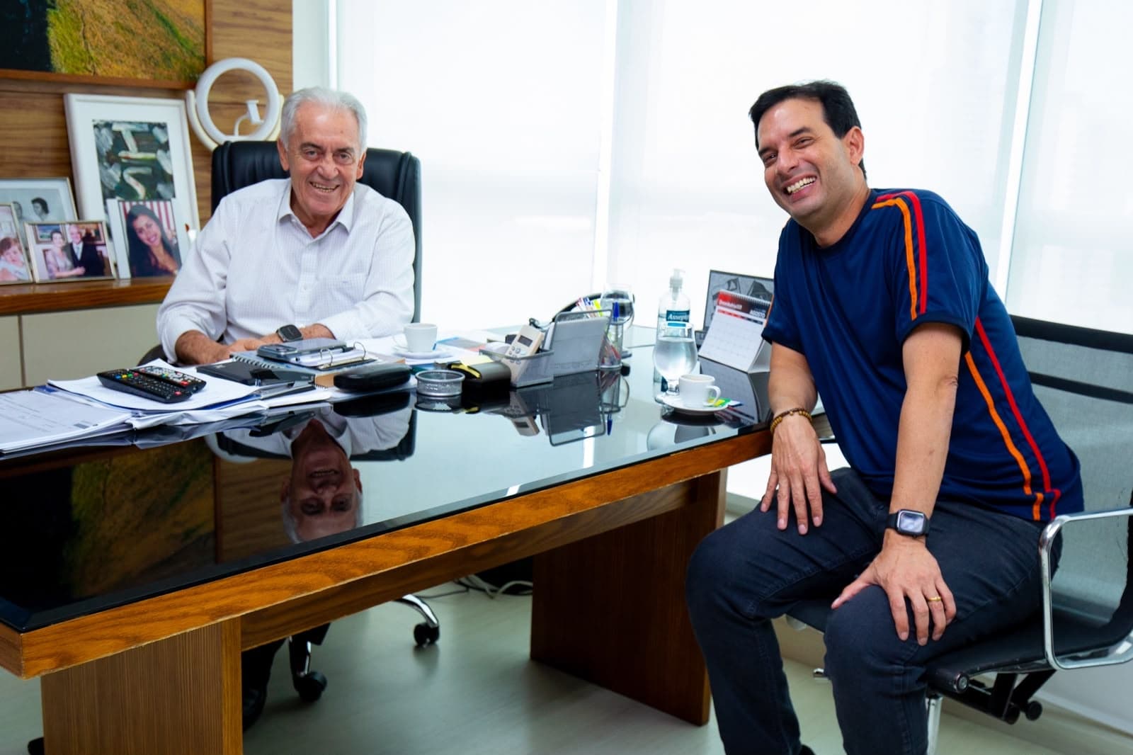 Leo Prates se reúne com Otto Alencar para discutir tramitação da PEC do fim da escala 6x1 no Senado