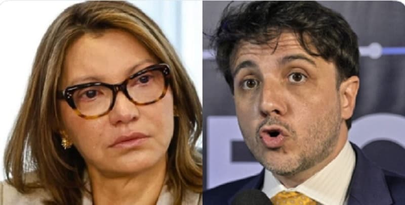 Janja acusa Renan Santos de misoginia contra ela no debate; Candidato do Missão chama ela de "rainha louca"