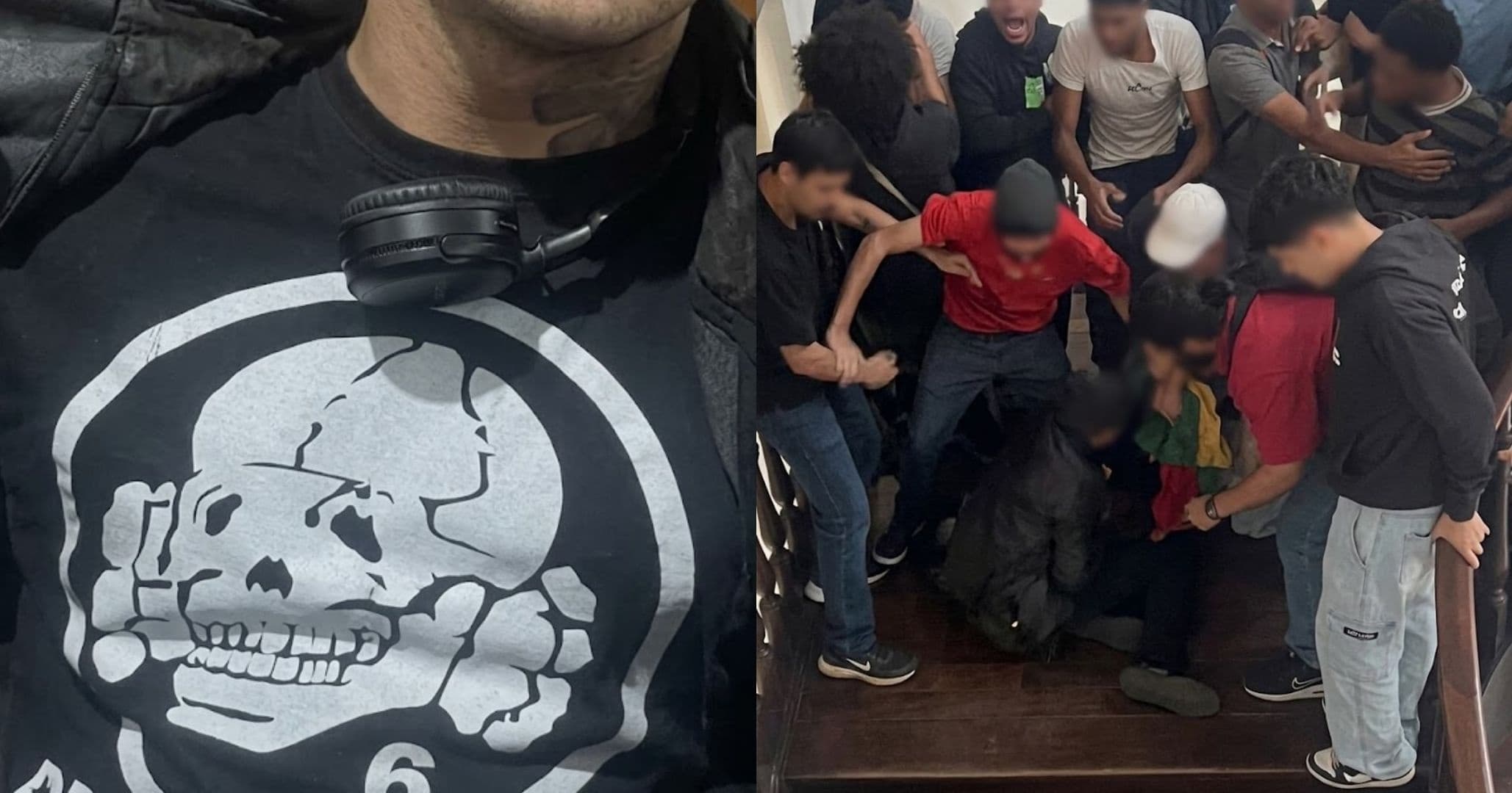 VÍDEO: Estudantes da UFRJ espancam aluno de história com camiseta associada ao nazismo
