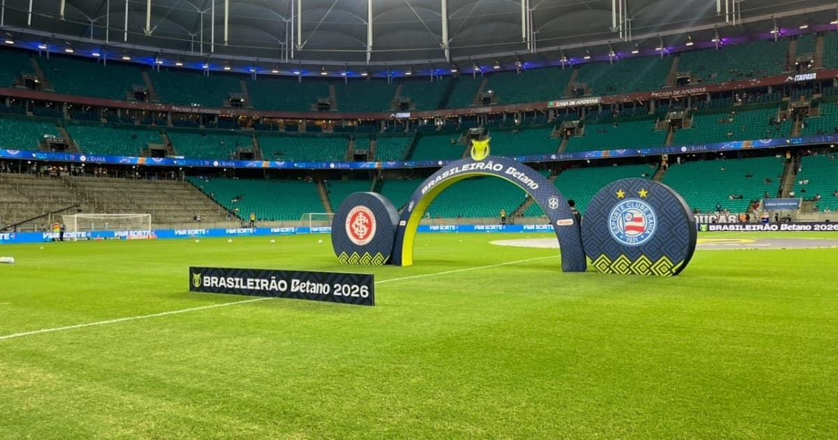 Confira as escalações de Bahia x Internacional pelo Brasileirão 2026