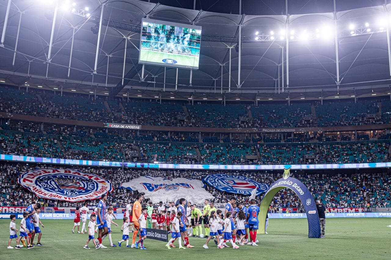 Confira público e renda de Bahia x Internacional pelo Brasileirão 2026