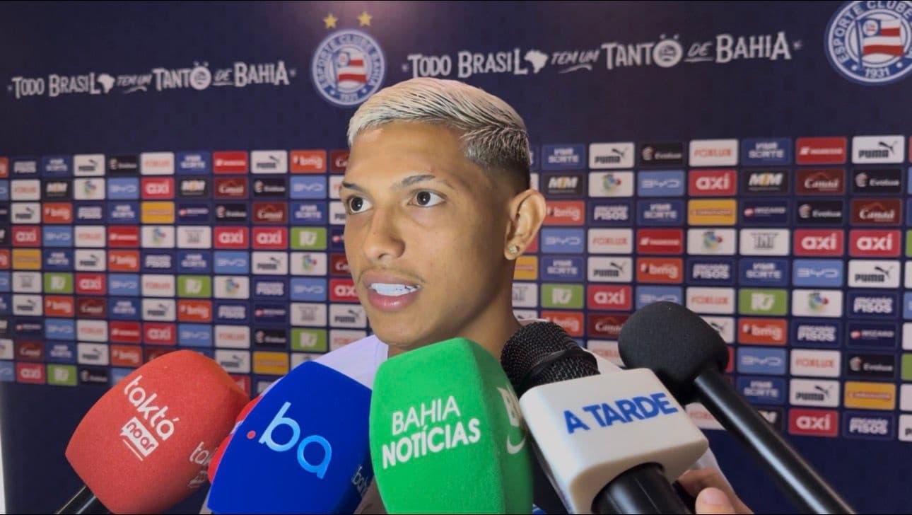 Erick Pulga celebra volta por cima no Bahia após dois gols contra o Inter: "Nunca deixei de trabalhar"