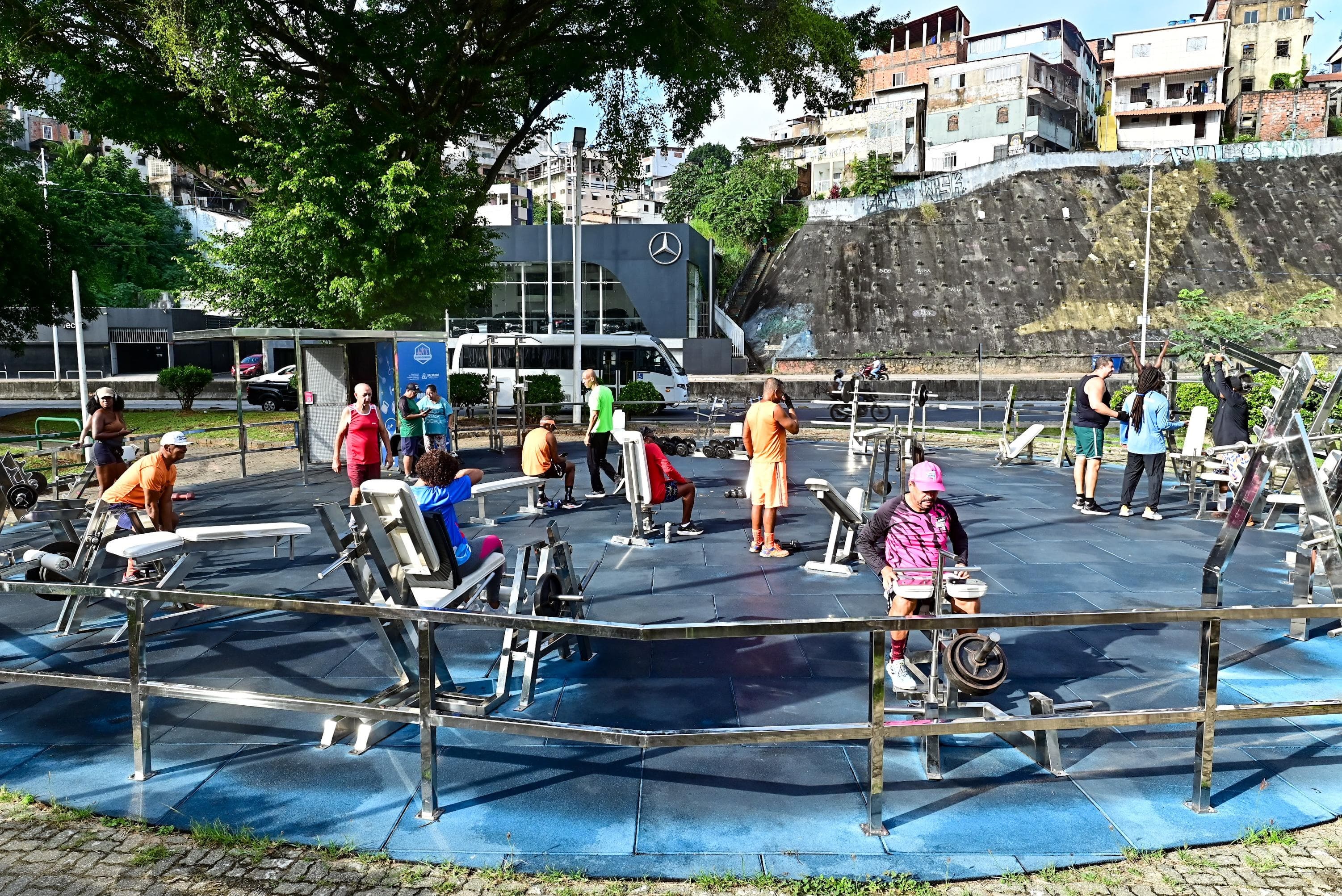 Academia Salvador ao Ar Livre da prefeitura ganha novo sistema de agendamento; veja como realizar marcações 