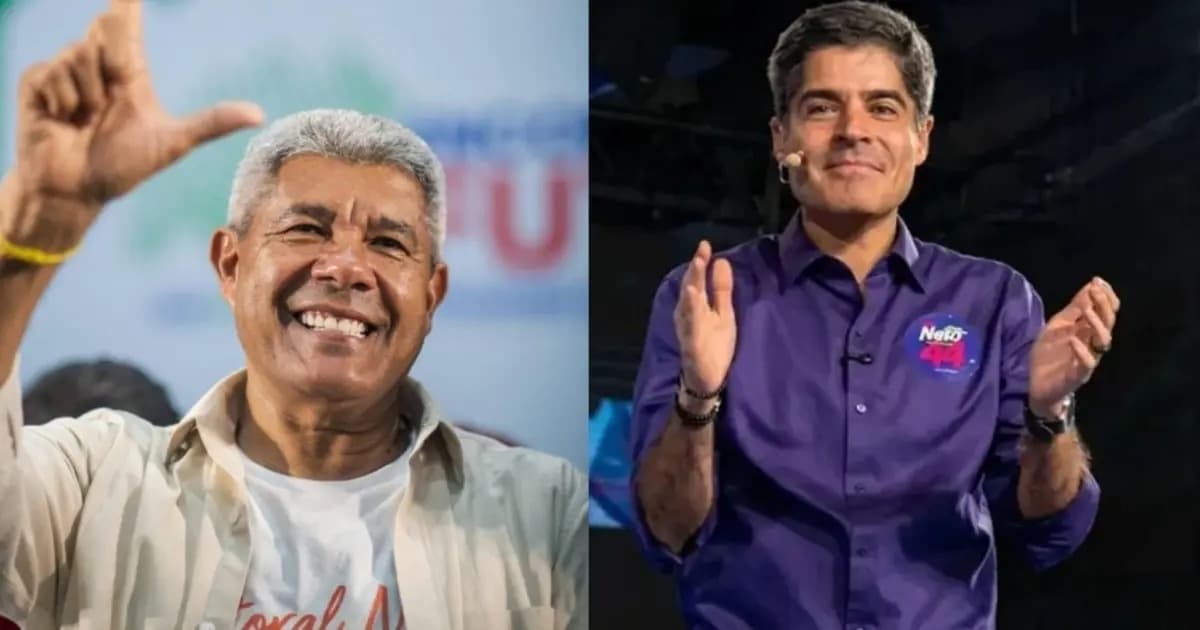 Pesquisa aponta empate técnico entre ACM Neto e Jerônimo na disputa pelo governo da Bahia