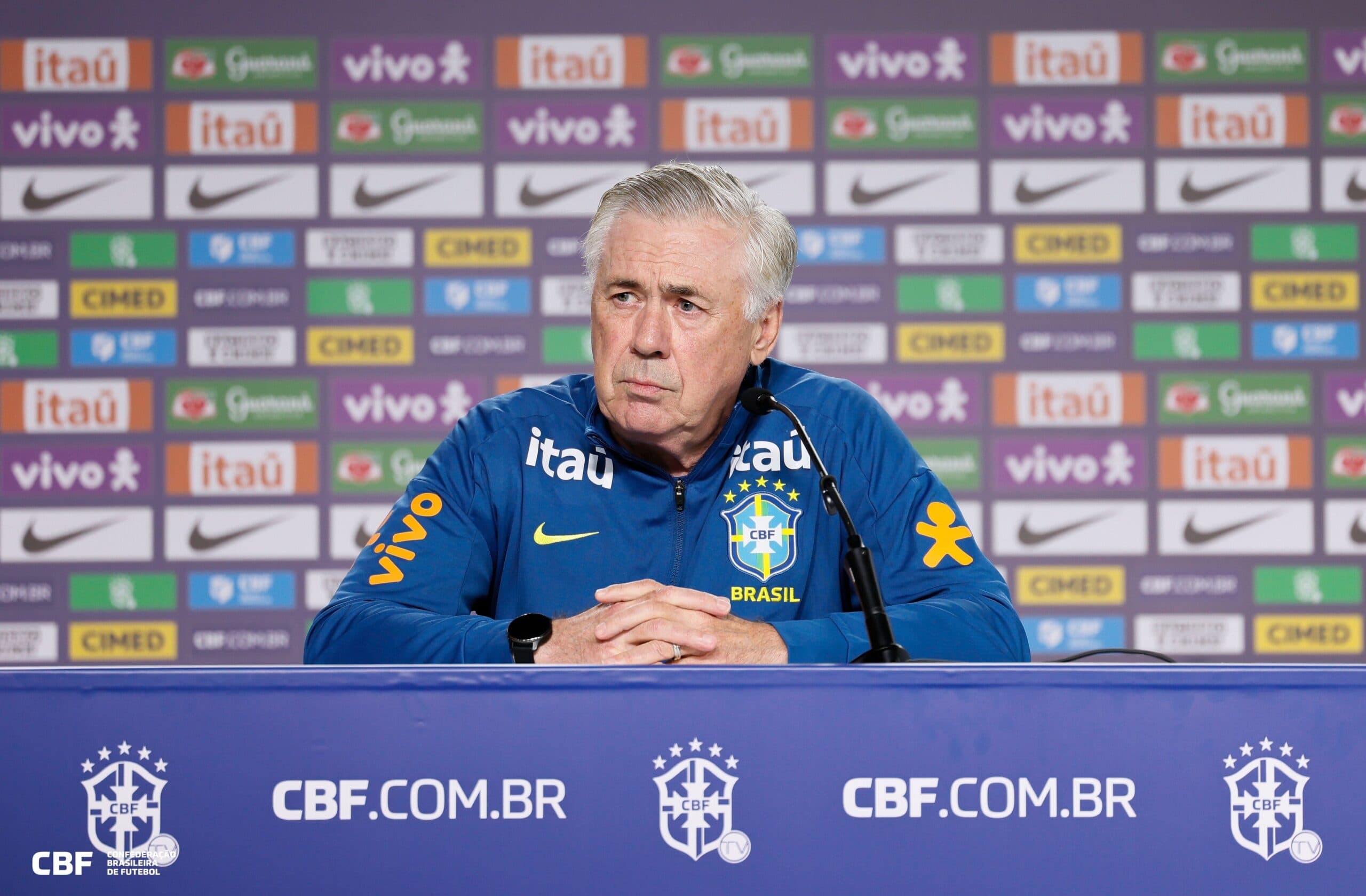 Ancelotti convoca Seleção Brasileira para amistosos contra Austrália e Índia na próxima quarta-feira