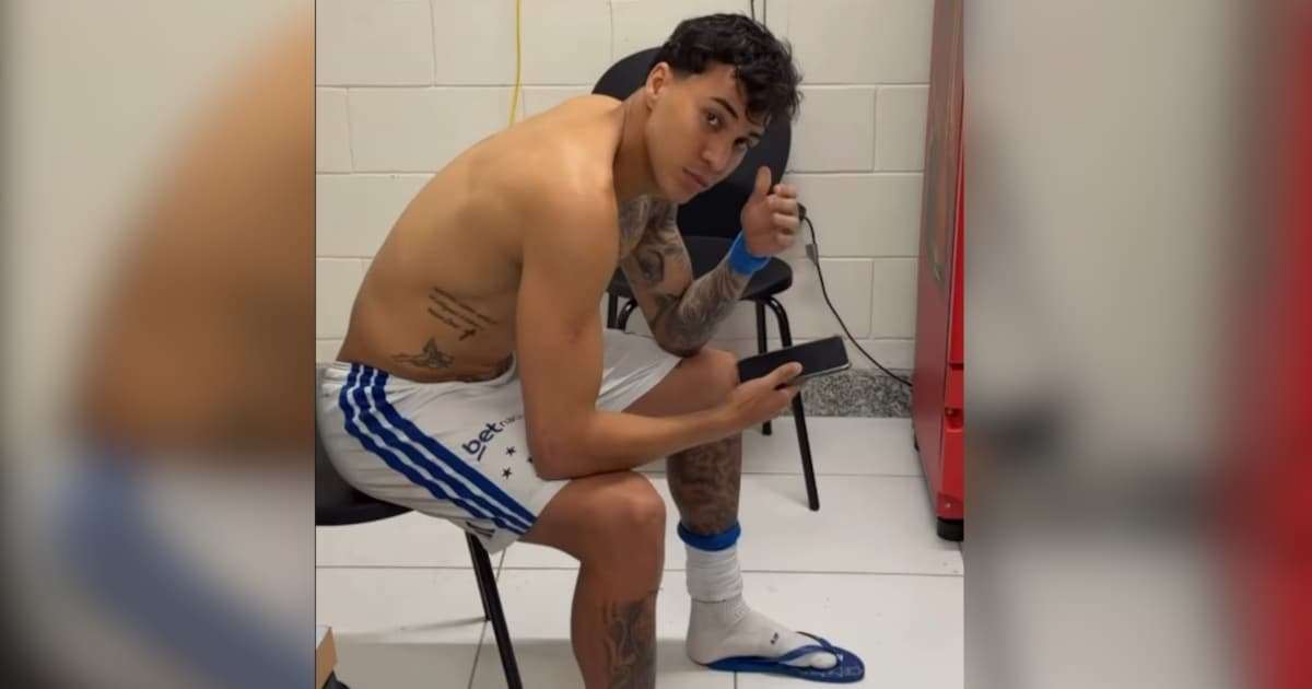 Alexsander invade sala de antidoping e provoca Kaio Jorge após eliminação do Cruzeiro: “O pai tá aqui”