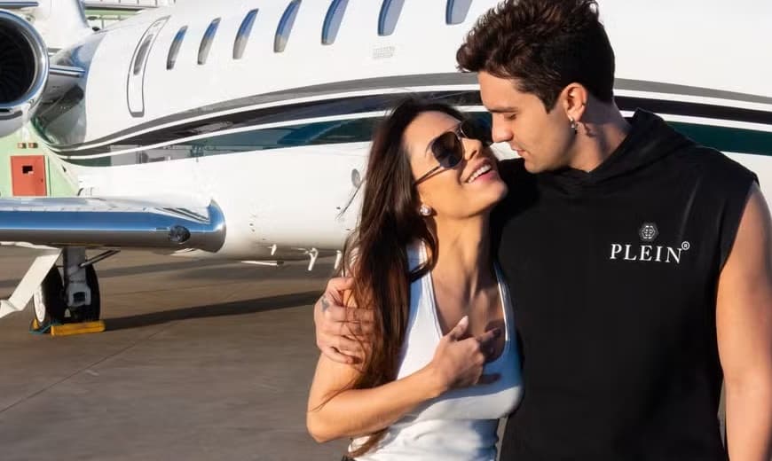 Luan Santana compra jatinho avaliado em R$ 35 milhões; modelo é similar ao de Pablo e Neymar