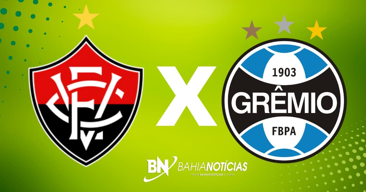 Vitória x Grêmio: Veja prováveis escalações, horário e onde assistir o duelo da 26ª rodada da Série A 
