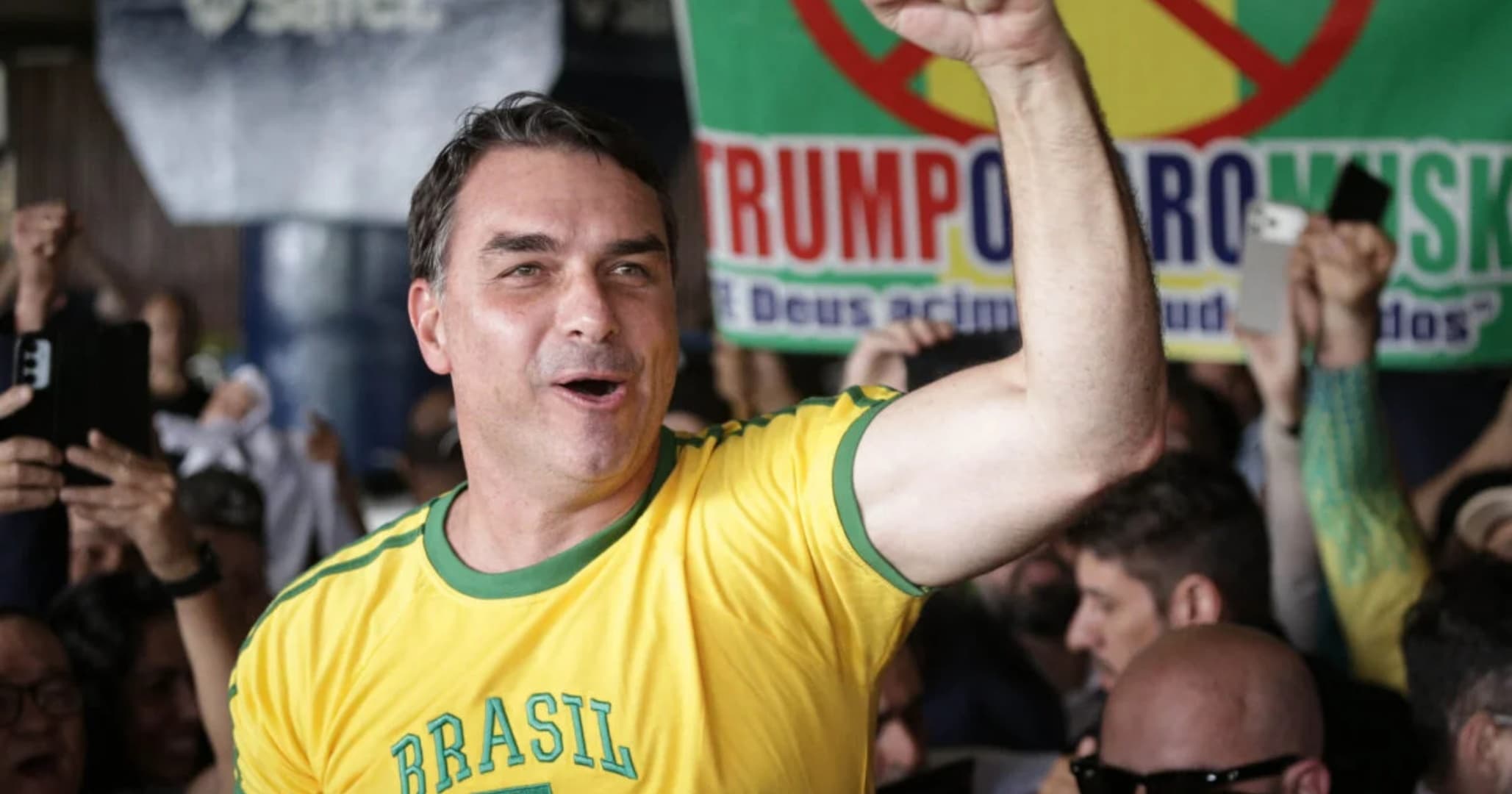 Manifestantes em Brasília pedem saída de Moraes e Lula no 7 de Setembro