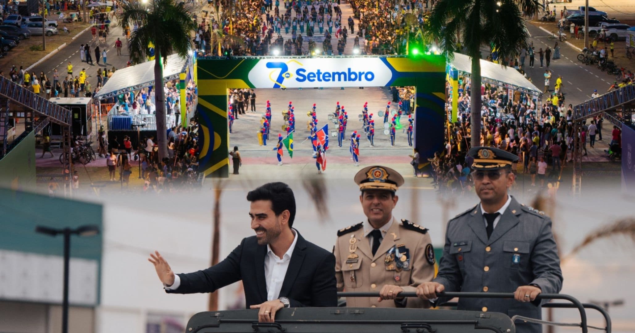 LEM realiza desfile de 7 de Setembro com participação de escolas e forças de segurança