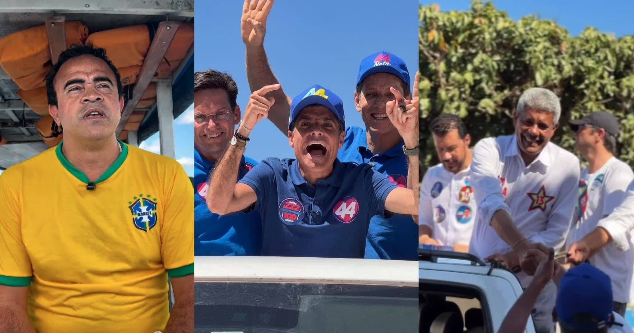 Mapeamento revela estratégias de rota e quilometragem dos candidatos ao Governo da Bahia; confira mapas