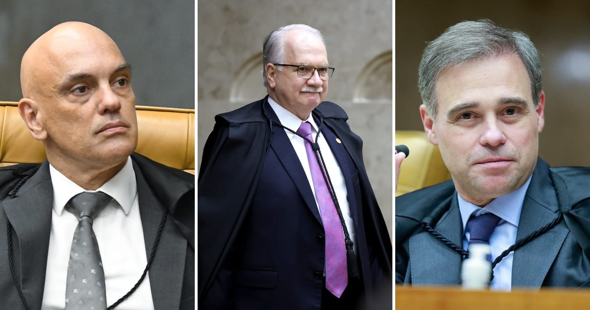 Fachin nega julgar Moraes e Mendonça juntos e marca sessão do relator do Master para 23 de setembro