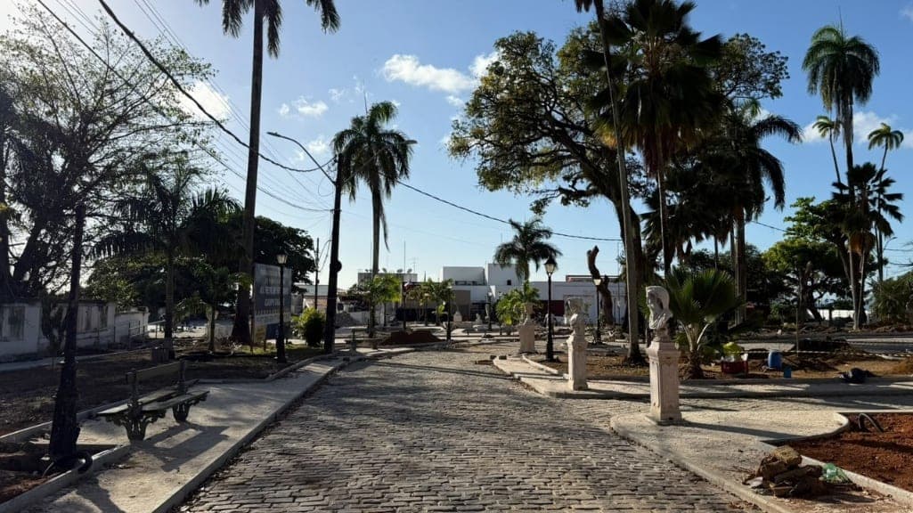 Passeio Público de Salvador passa por obras de requalificação e preservação histórica