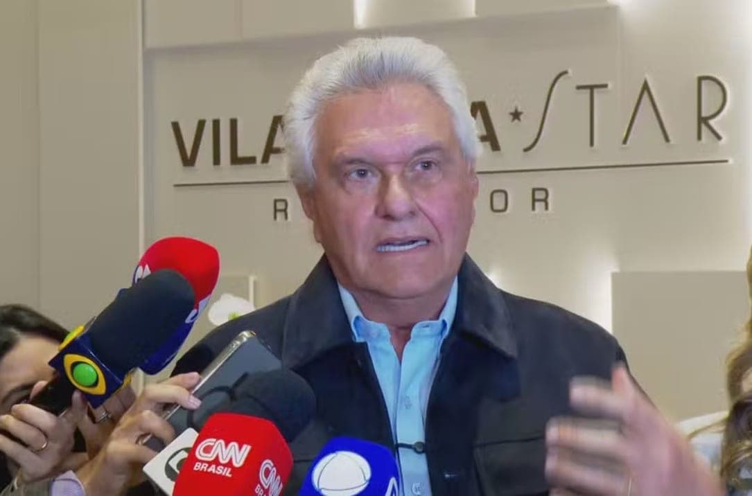 Caiado deixa hospital após pneumonia e diz que retomará campanha com agenda reduzida