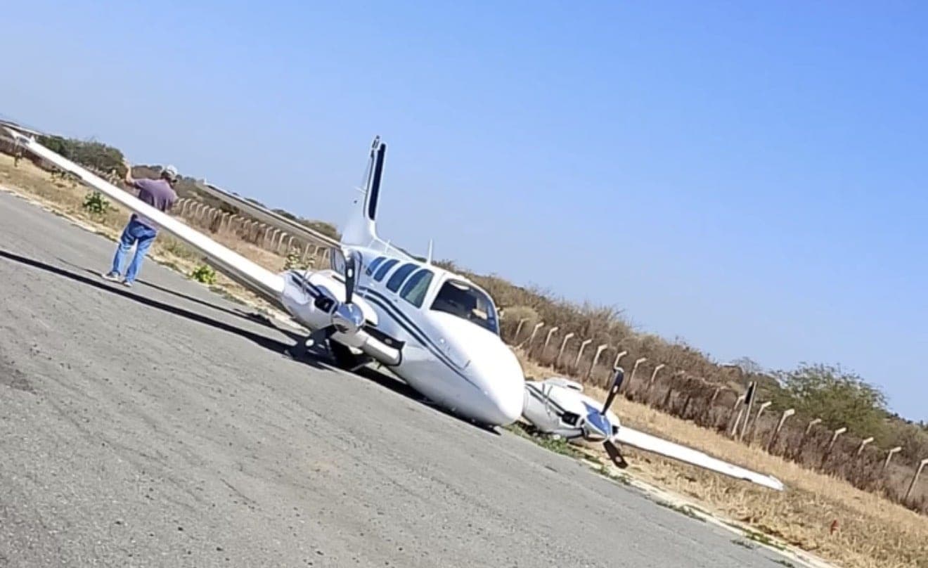 Avião de deputado federal Cláudio Cajado faz pouso de emergência no interior da Bahia