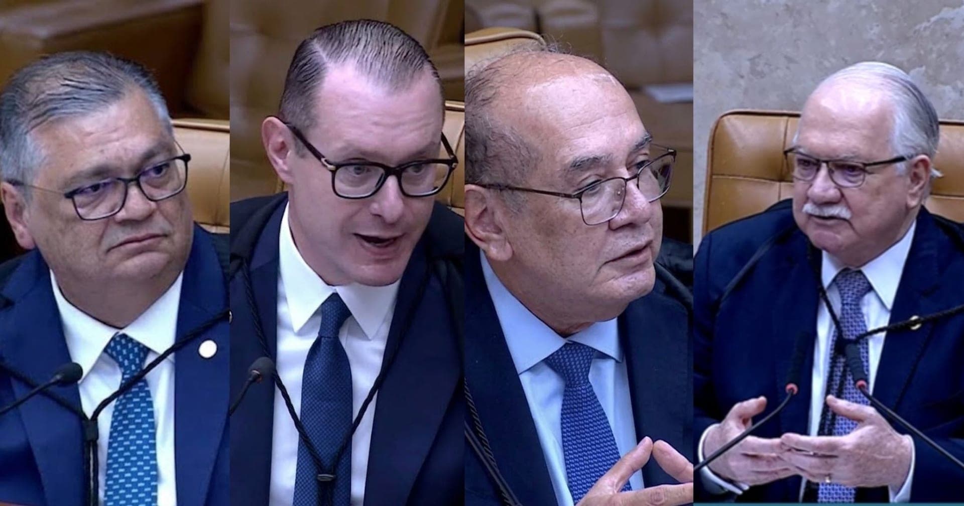 Fachin defende separação de casos de Moraes e Mendonça; divergência de Gilmar é acompanhado por Dino e Zanin