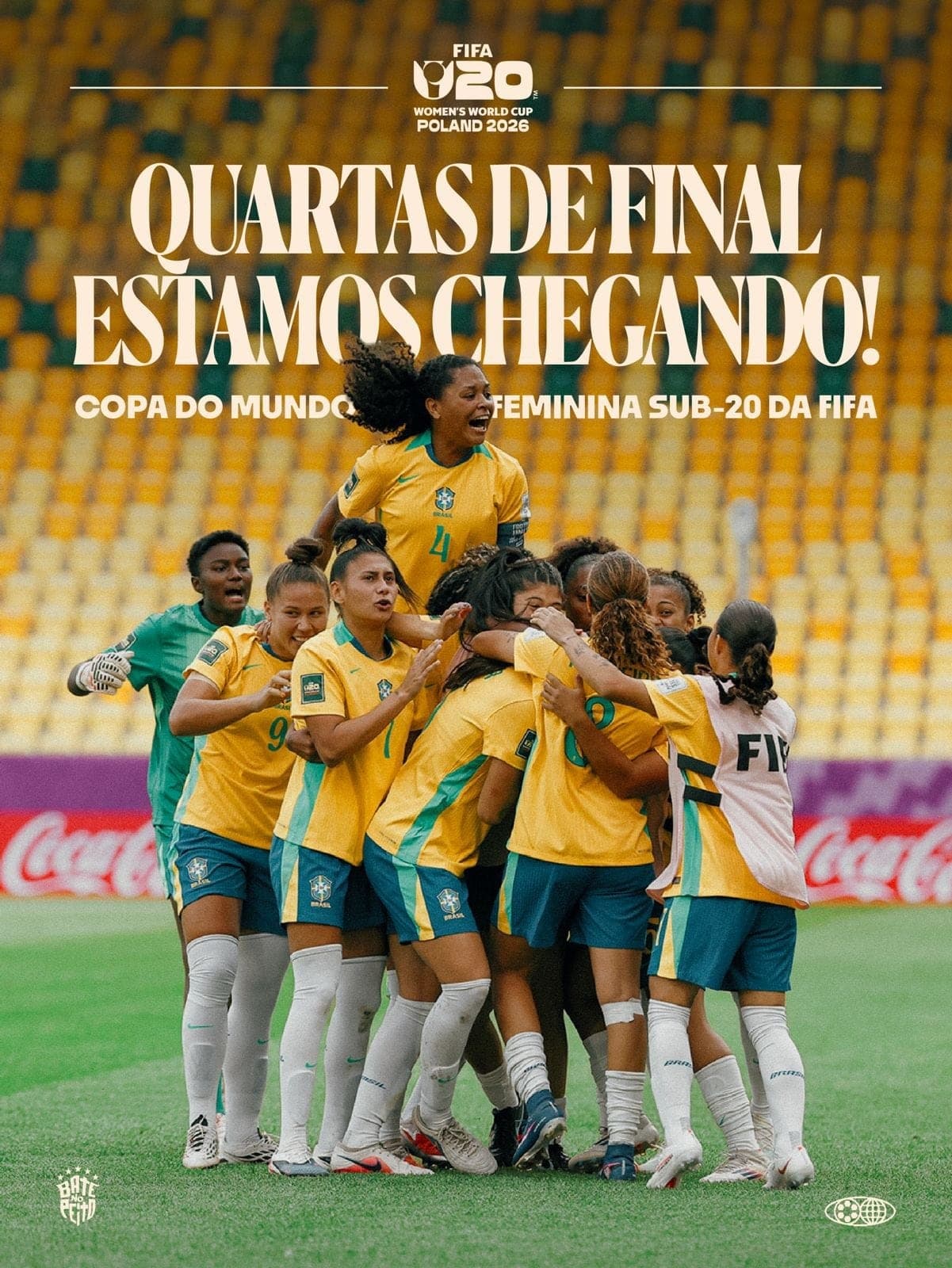 Brasil elimina Estados Unidos nos pênaltis e avança às quartas da Copa do Mundo Feminina Sub-20