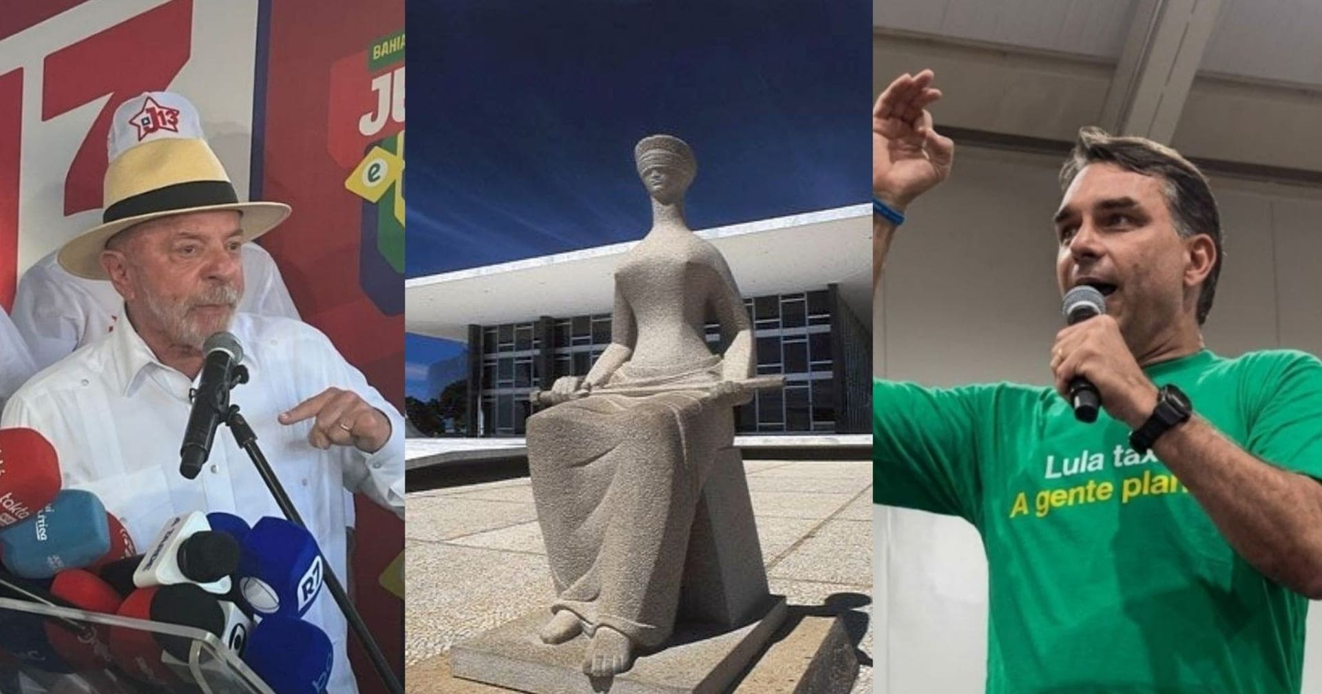 Lula é citado por 38% e Flávio Bolsonaro por 31% em pesquisa sobre crise no STF, aponta pesquisa Datafolha